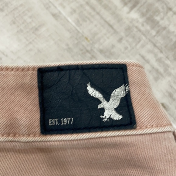 💕💕SOLD💕💕American Eagle super stretch blush pink skinny jeans - Picture 7 of 8